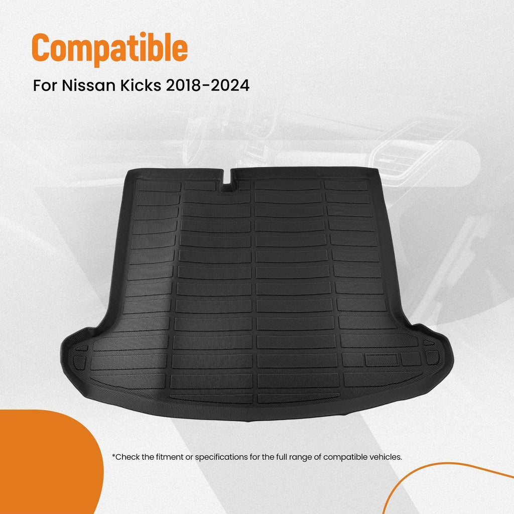 All-Weather Cargo Liner for Nissan Kicks (2018–2024) TPE Trunk Mat