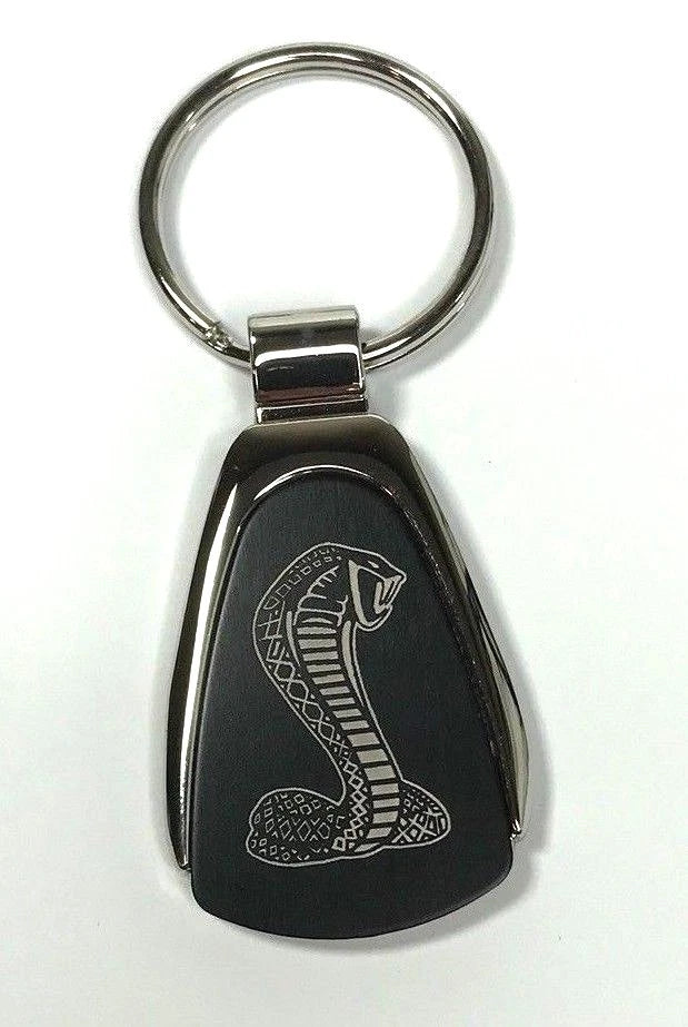 Key Fob Cover for Shelby Cobra Black Chrome Licensed (Ford Mustang GT350)