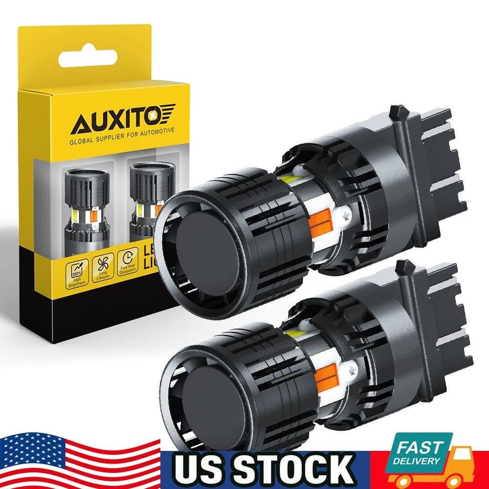 2X 3157 Error-Free Switchback LED Bulbs for Cars (YYYY–YYYY)