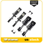 Set of 4 Strut Assembly with Sway Bars for Toyota Corolla, Chevy Geo Prizm