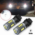 White 3157 Strobe Flash LED Reverse Light Bulb for Dodge Ram 1500-2500 (2002–2006)