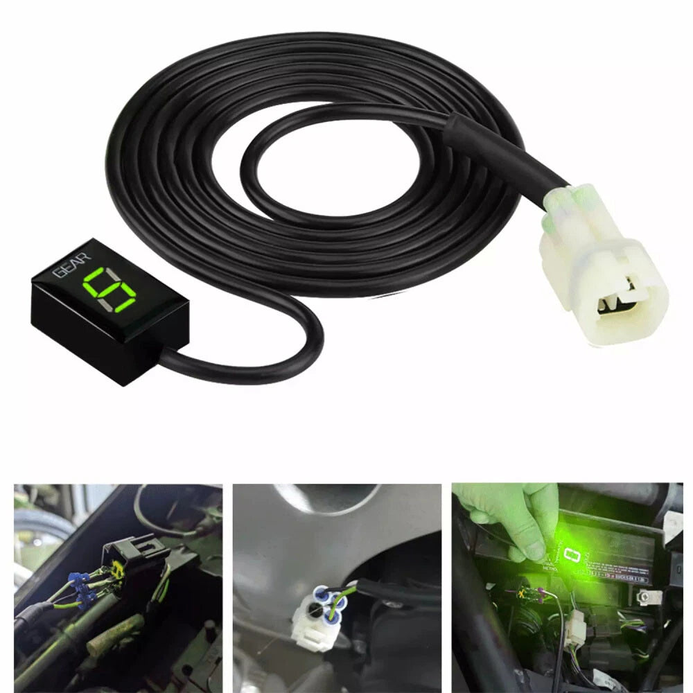 Green LED Gear Indicator for Honda CBR600RR CBR600F CBR1000RR (2003–2019)