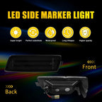 Smoke Lens Front Side Marker Light Lamps for VW MK5 Golf GTI Jetta R32 (2006–2009)