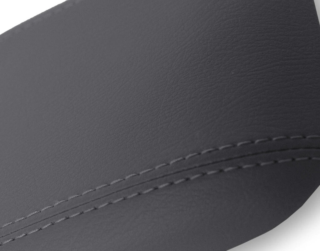 Leather Console Lid Armrest Cover for Ford Mustang (1987–1993) Gray