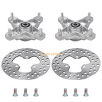 2X Front Wheel Hubs w/ Brake Disc Rotors for Honda TRX250X TRX400X (2009–2014)