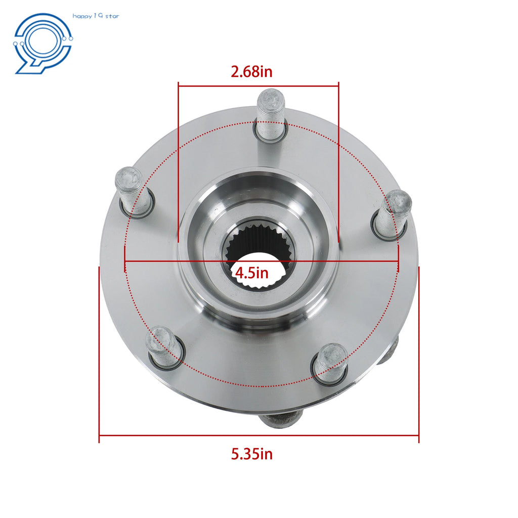 Front Wheel Hub Bearing for Infiniti FX50 FX37 M35 Q40 QX70 (2009–2012)