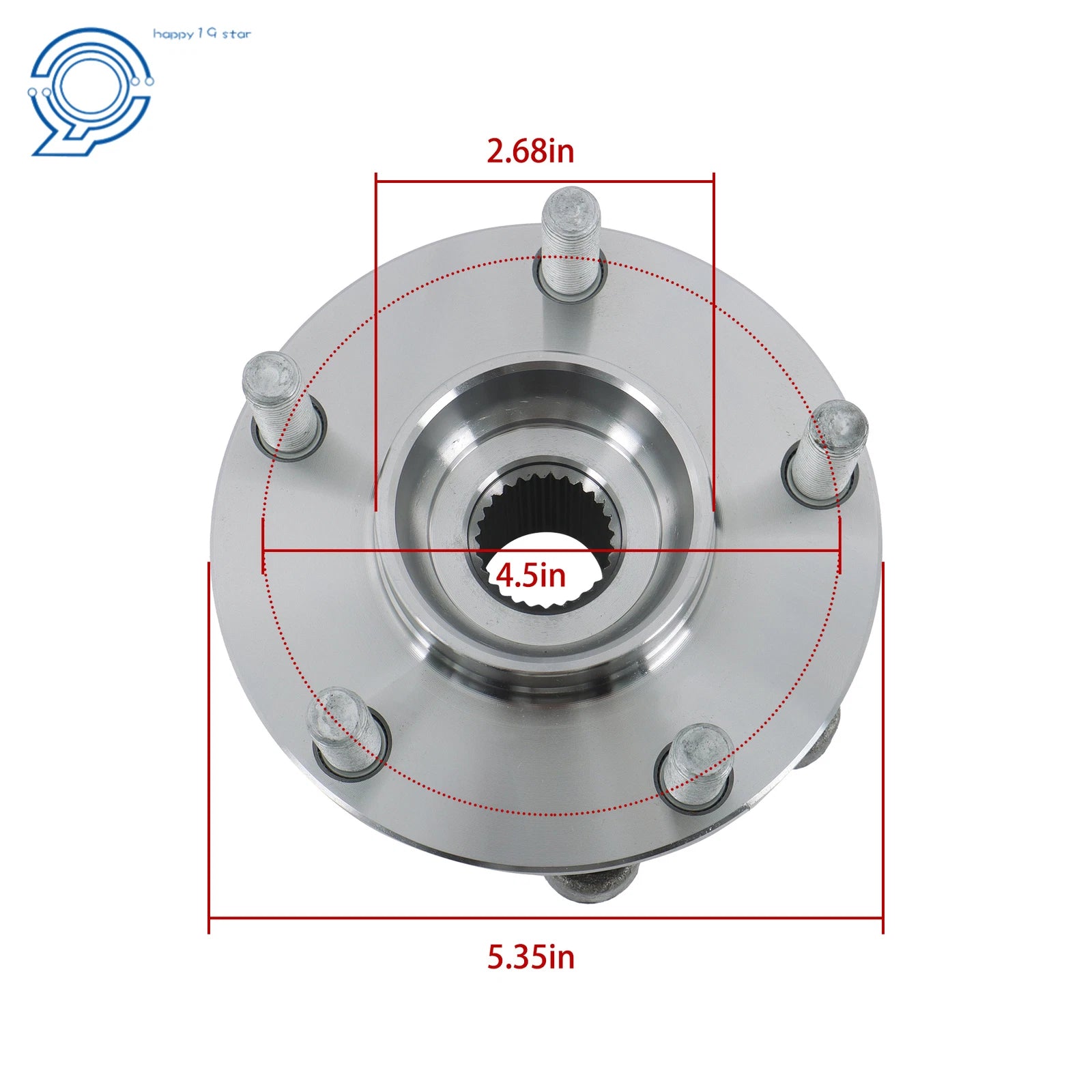 Front Wheel Hub Bearing for Infiniti FX50 FX37 M35 Q40 QX70 (2009–2012)