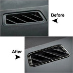 Carbon Fiber Dashboard Air Outlet Vent Cover Trim for Subaru Forester (2013–2018)
