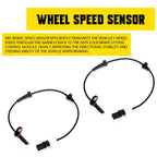 2pc ABS Wheel Speed Sensor for Honda Accord (2008–2012)