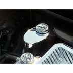Polished Stainless Master Cylinder Cover w/Perforated Cap Cover for 2003-2007 H2
