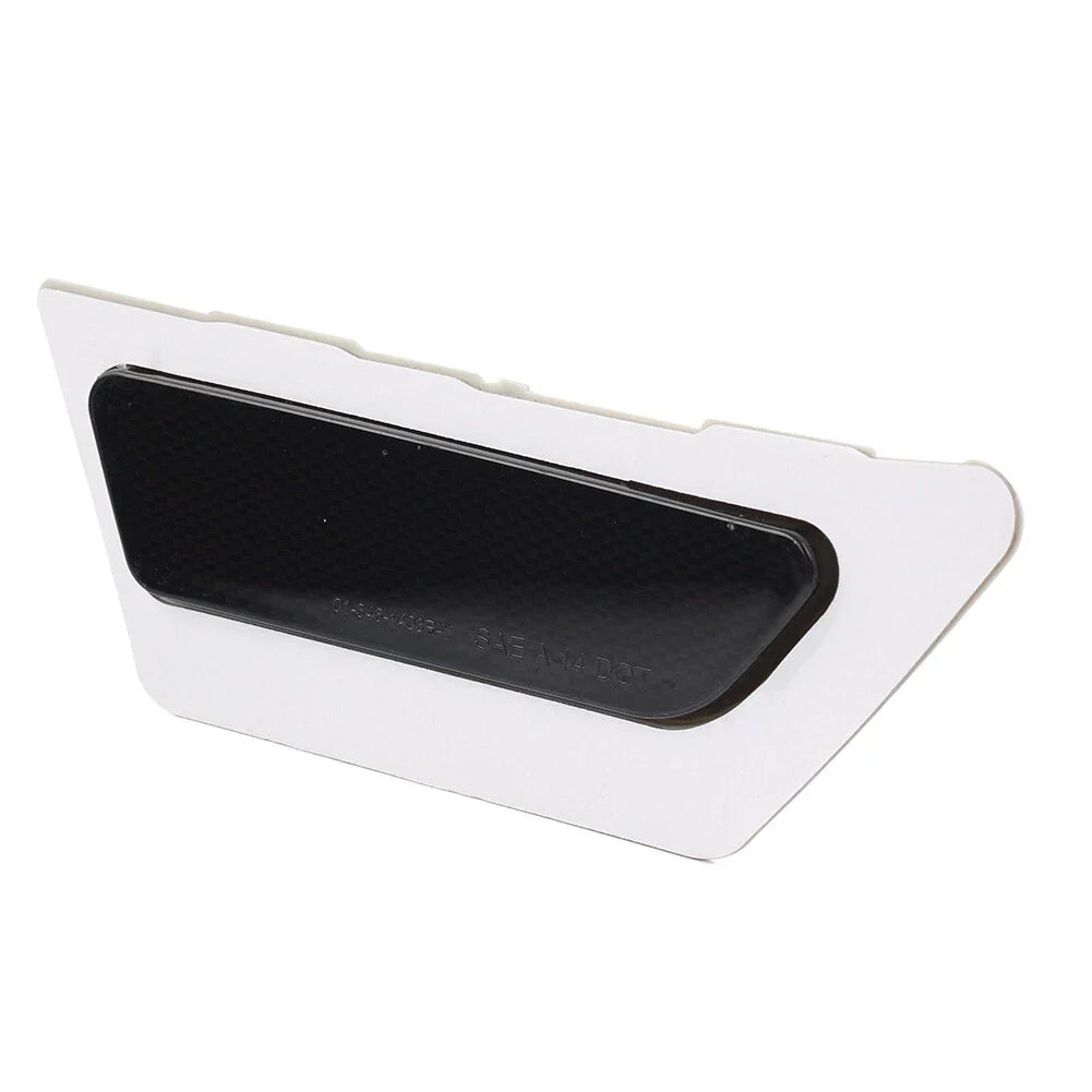 Front Bumper Reflector Side Marker Light Black for Audi A4 (2017-2019)