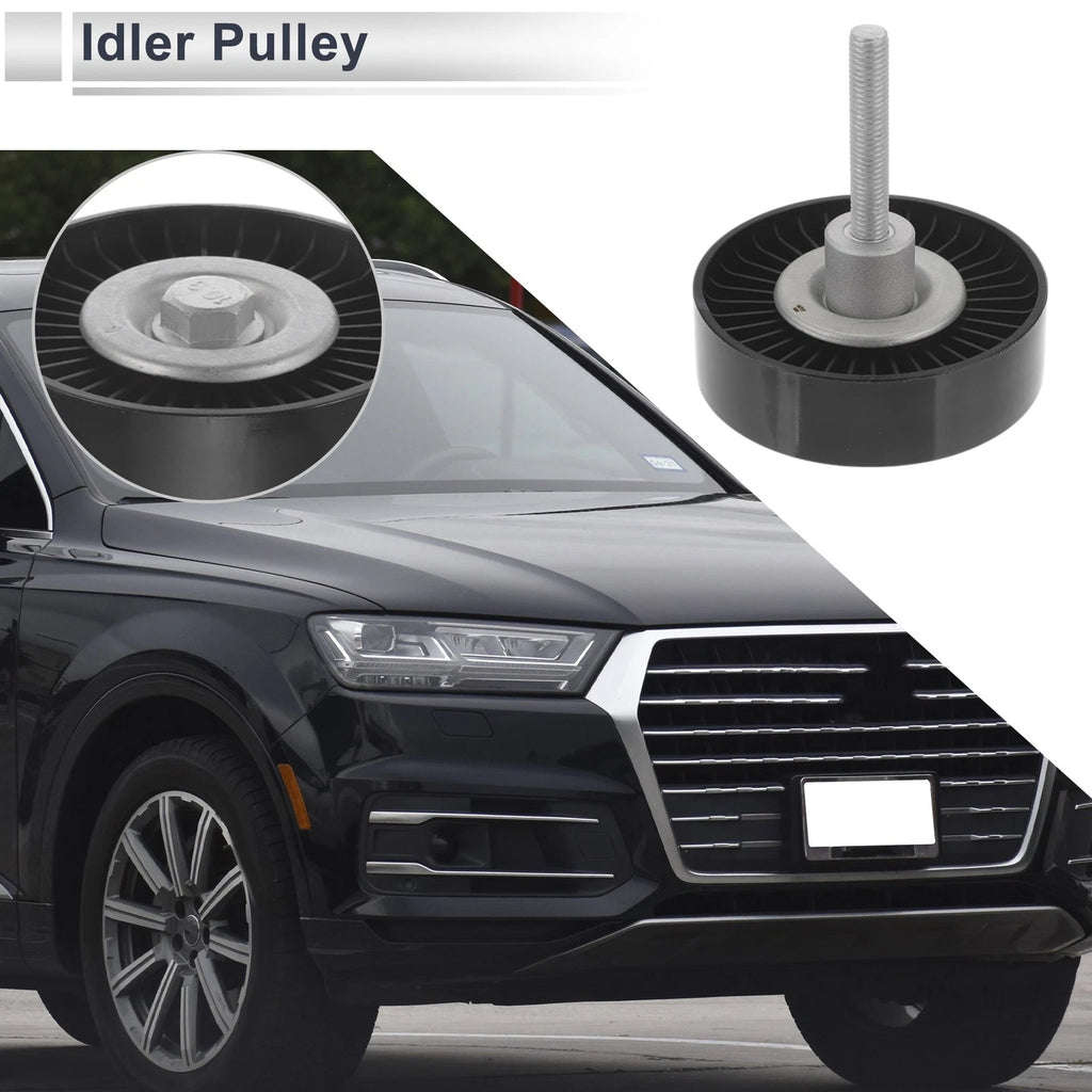 Drive Belt Idler Pulley for Audi A3 (2003–2007) No. 1JD145276B Black