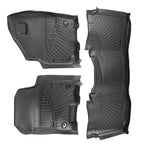 3X Floor Mats Liners Kit for Dodge Ram 1500 Crew Cab (2019–2024)