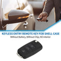 3 Button Keyless Entry Remote Fob Shell Case for Volkswagen Passat (2002–2005)