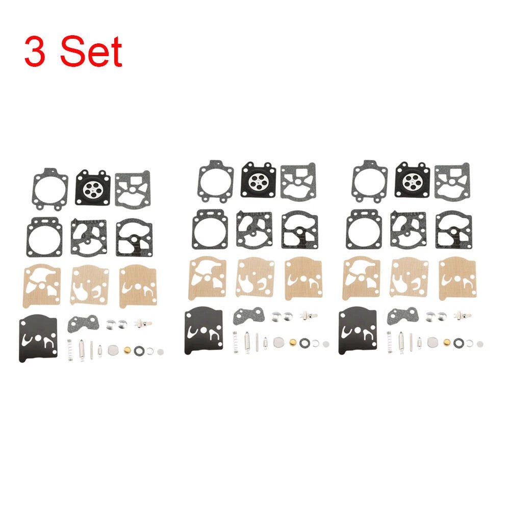 Set of 3 Carburetor Repair Kits for Echo CS3000 CS301 CS320T CS3400 CS341 CS3450