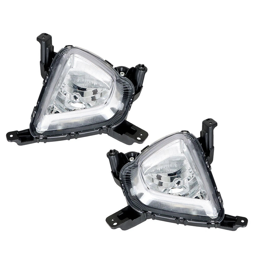 Set of 2 Front Fog Light Bezels for Kia Sorento (2016–2018)