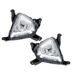 Set of 2 Front Fog Light Bezels for Kia Sorento (2016–2018)