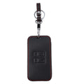 Leather Car Remote Key Cover Fob Case Holder for Koleos Kadjar Captur