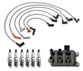 Set of 6 Denso Ignition Coil Wire & Double Platinum Spark Plugs for Ford Mazda V6