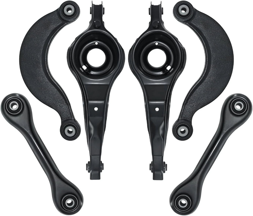 6Pcs Rear Upper Lower Suspension Control Arms Kit for Mazda 3 (2007–2013)