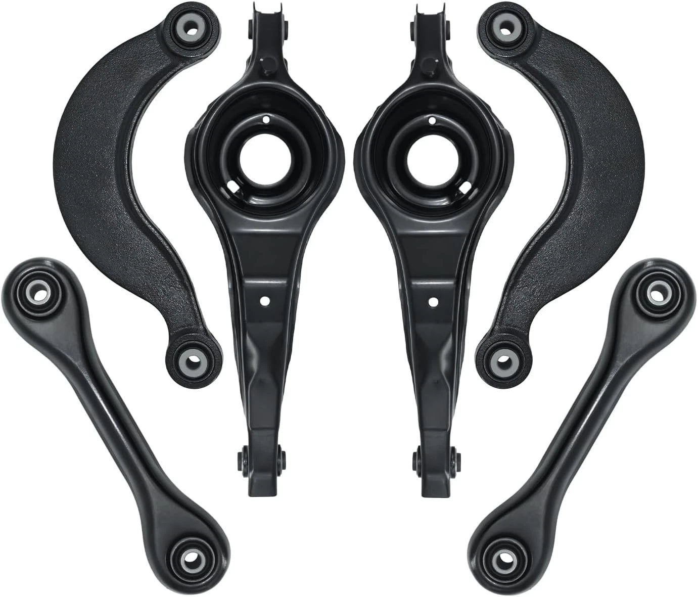 6Pcs Rear Upper Lower Suspension Control Arms Kit for Mazda 3 (2007–2013)