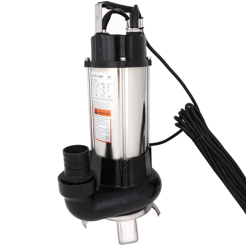 1.5HP Sump Pump for Industrial Sewage Cutter Grinder