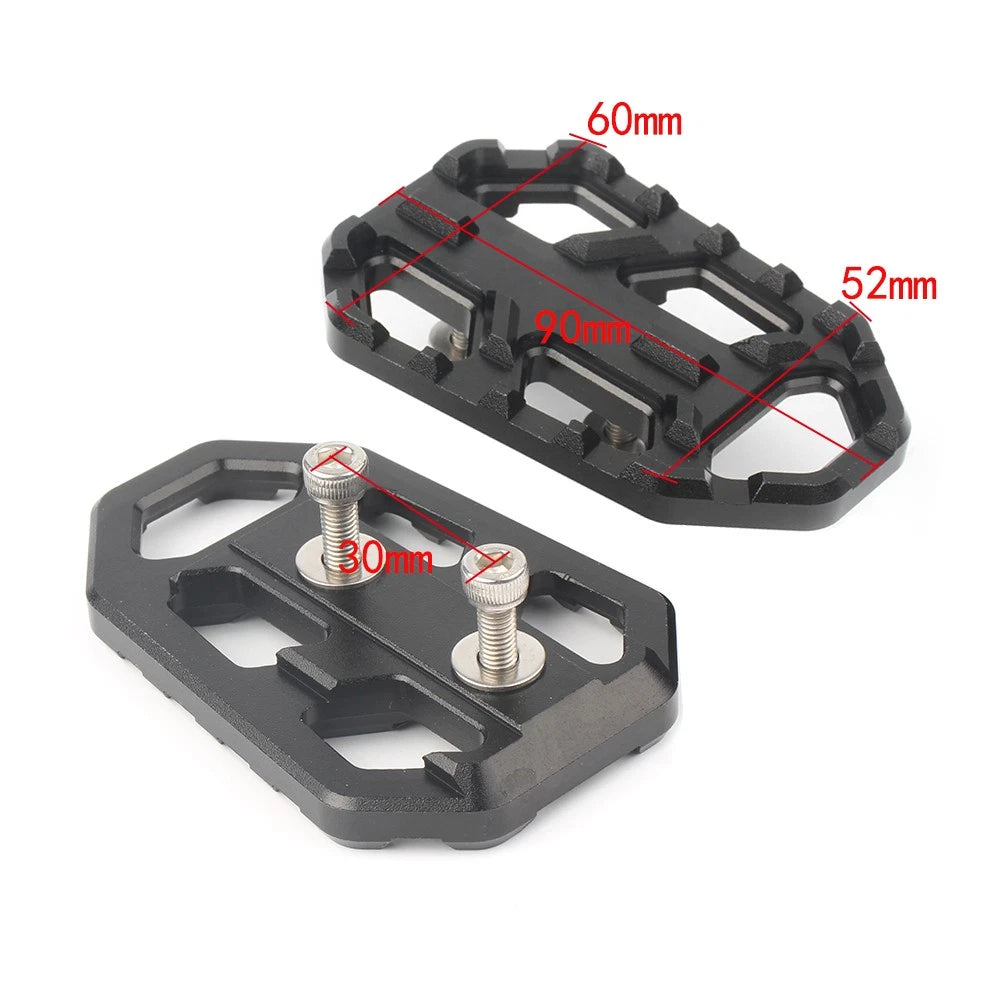 CNC Wide Foot Pegs for Kawasaki Versys-X300, Versys 650, 1000 (2017–2023)