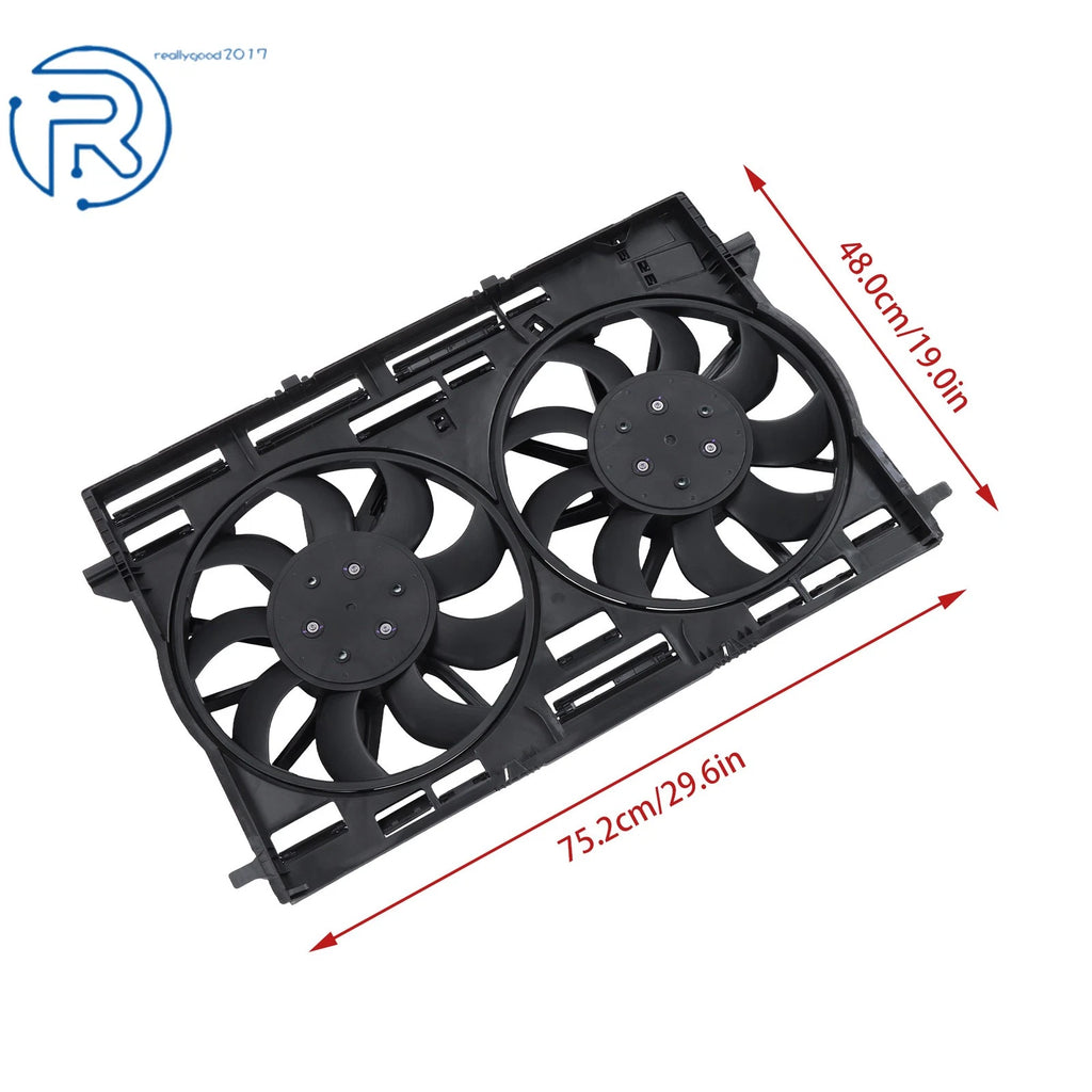 Radiator Cooling Fan Assembly for Audi Q7 RS5 Sportback (2019-2024)
