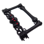 3D Skull Flame Bones License Plate Frame for Harley-Davidson