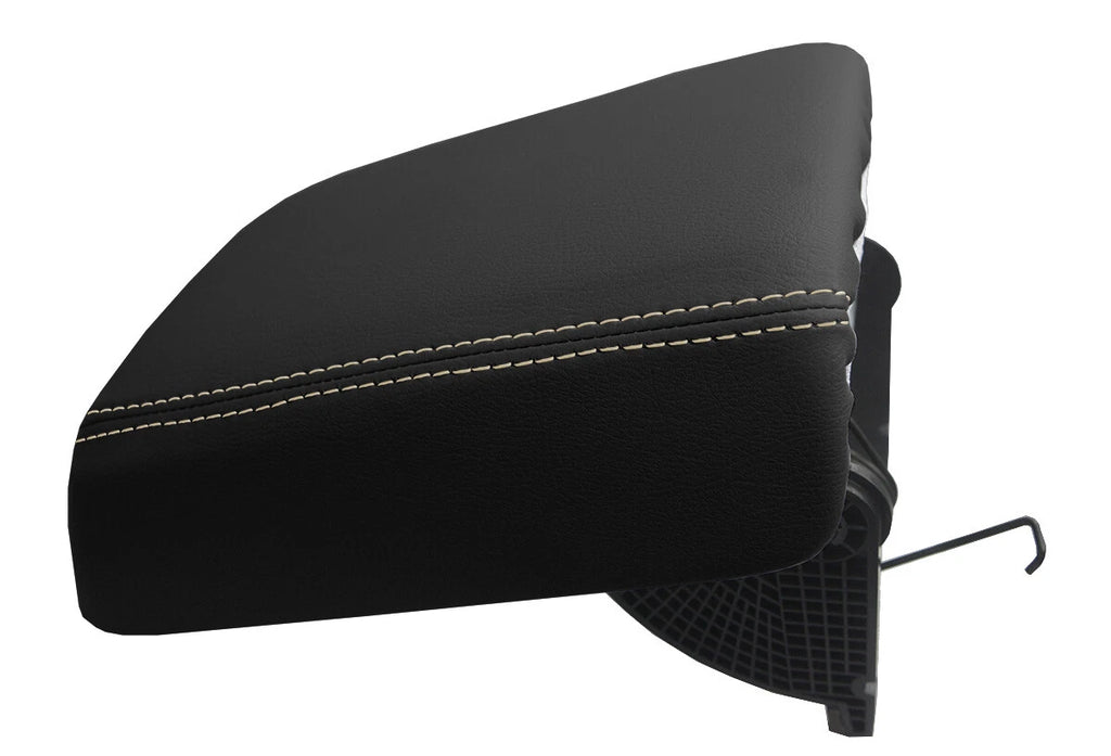 Console Lid Pull Over Cover for Chevrolet Malibu (2013–2015) Beige Stitch