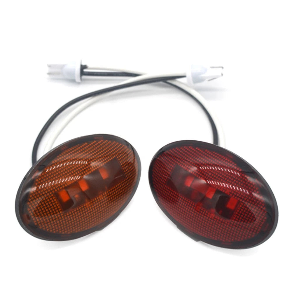 3 LED Side Marker Lights for Car Bus Truck Trailer Lorry Tractor Camper