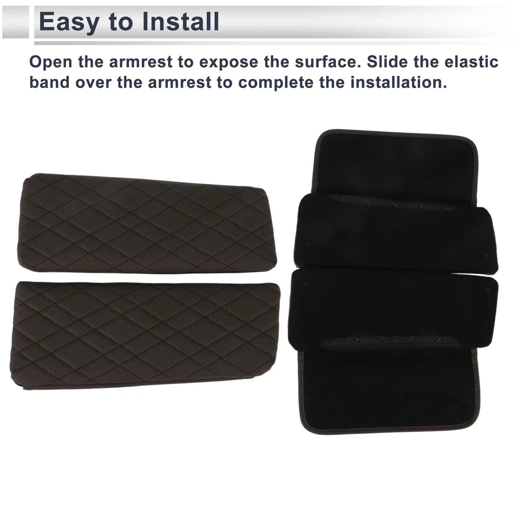 Center Console Cover with Storage Bag for BMW 7 Series Deep Brown (2016 - 2022)