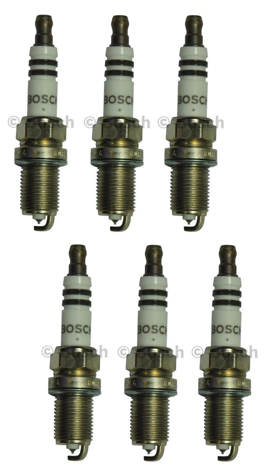 Set of 6 Spark Plugs FR6KPP332S for Audi A6 Quattro Q7 (2005–2018)