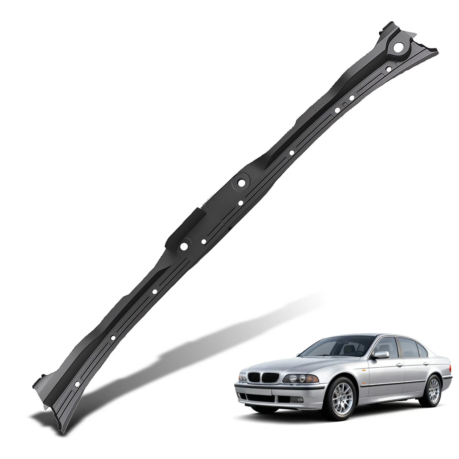 Windshield Cowl Panel Cover for BMW 5 Series E39 (1995–2004) 51718159292 Black