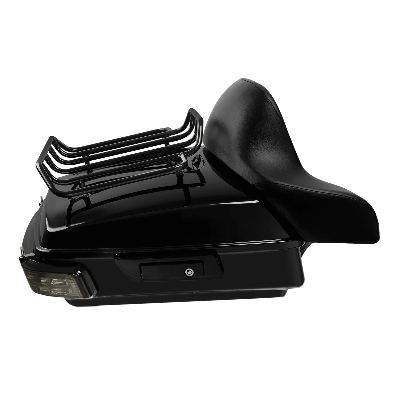 Chopped Trunk Backrest Rack Tail Light for Harley Touring Road Glide (2014–2026)