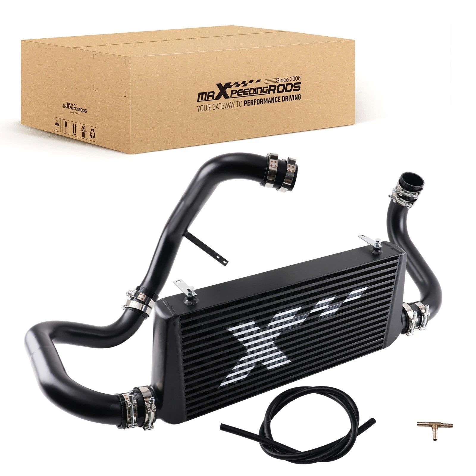 Front Mount Intercooler Kit for Nissan Skyline R32 GTST (1989–1994) Turbo Black Bar Plate
