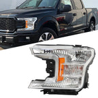 Left Driver Side Halogen Headlight Assembly for Ford F150 (2018–2020)
