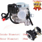 Carburetor for Roketa Sunl JCL Baja Panterra 50CC Scooter Moped ATV (GY6)