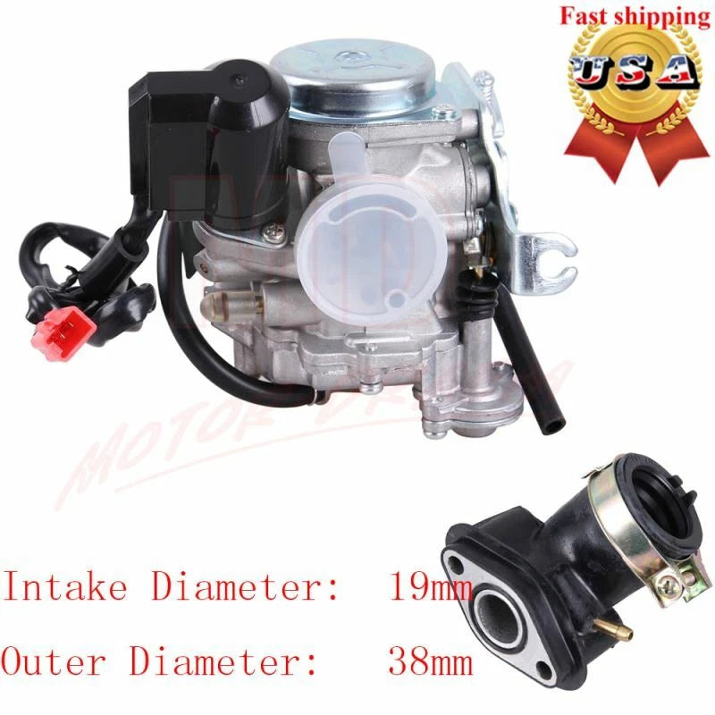 Carburetor for Roketa Sunl JCL Baja Panterra 50CC Scooter Moped ATV (GY6)