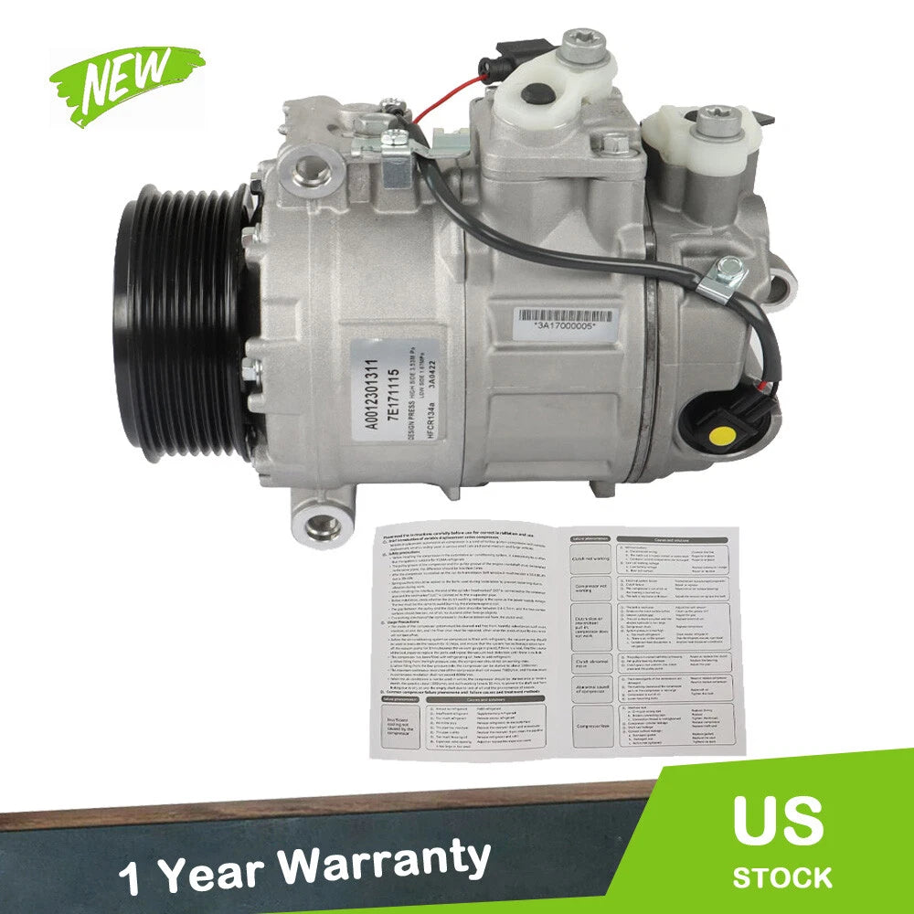 A/C Compressor for Mercedes-Benz E500 C230 E320 (YYYY–YYYY)