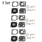 Set of 3 Carburetor Diaphragm Gasket Repair Kit for ZAMA C1U C1Q RB-47