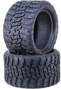 Set of 2 All Terrain Golf Cart Tires 20x10-12 4 Ply - 14055