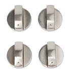 Gas Stove Control Knobs for Electric Cooker (Silver)