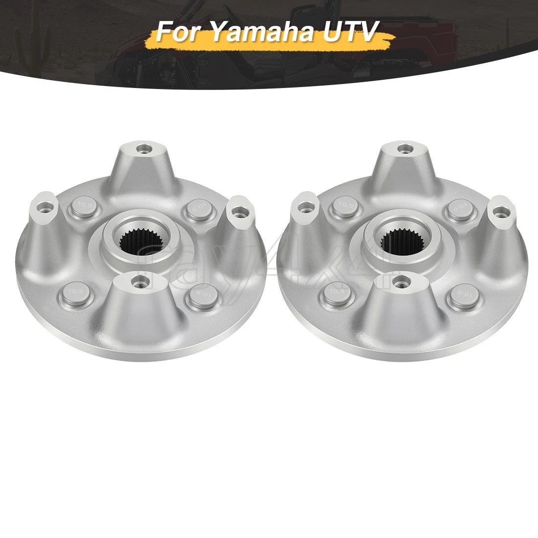 2Pcs Wheel Hubs for Yamaha Viking VI YXC700 (2015) 1XD-25111-00-00
