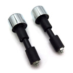 Set of 2 Chrome 7/8" Motorcycle Anti Vibration Handle Bar End Caps for Harley