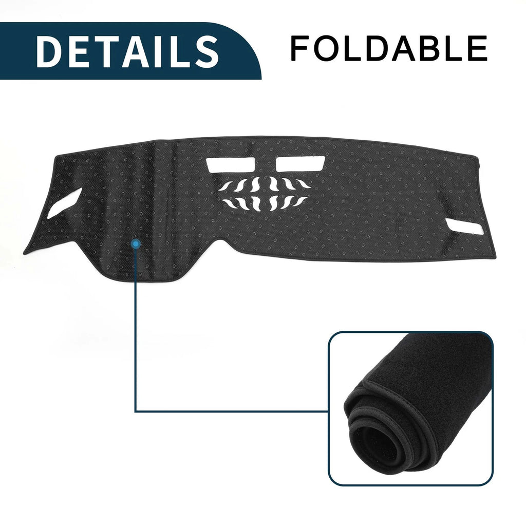Dashboard Cover Mat for Volkswagen Golf 8 (2021–2024) Sun Protector Black