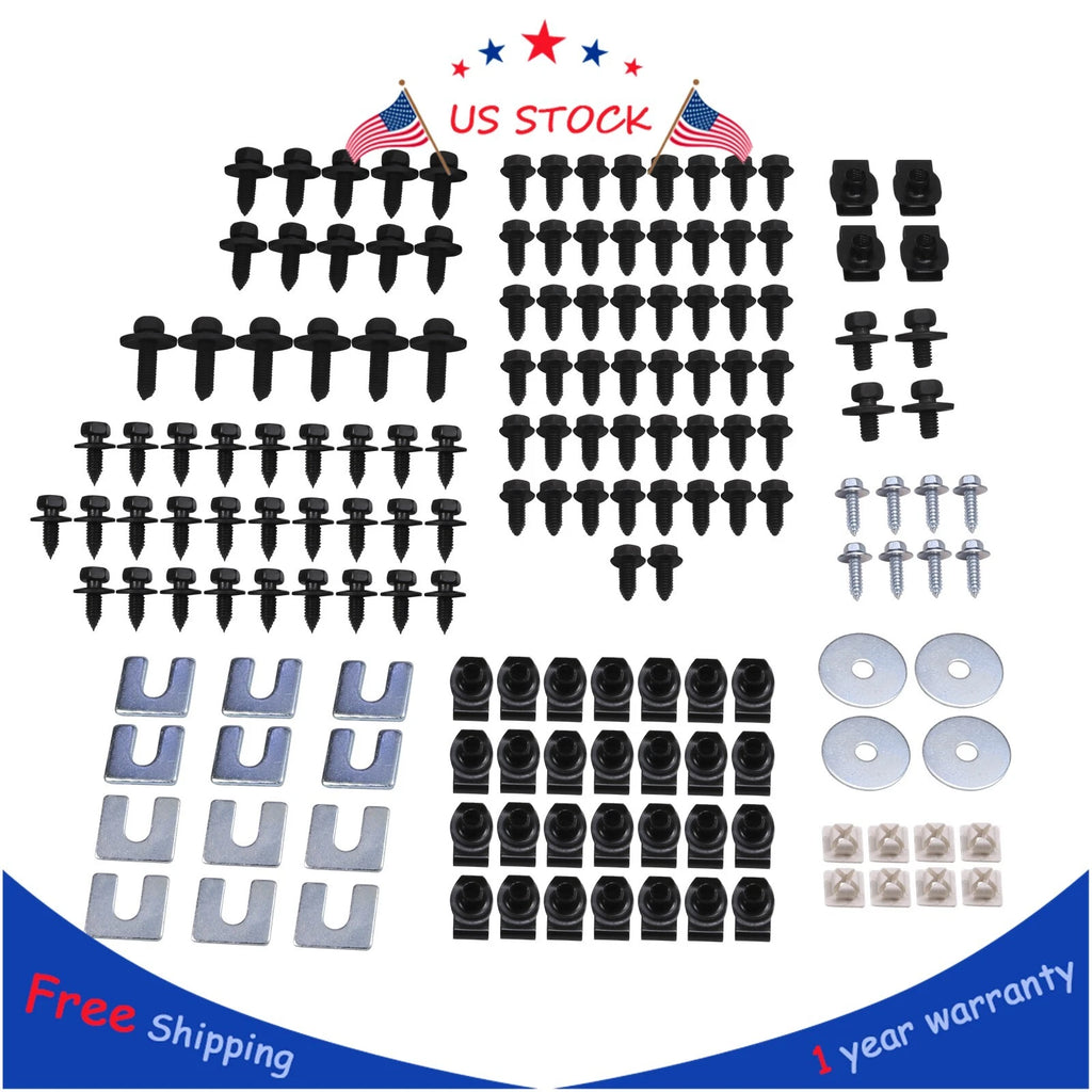 Front End Sheet Metal Hardware Kit for Chevy Buick Pontiac Olds (162pc)