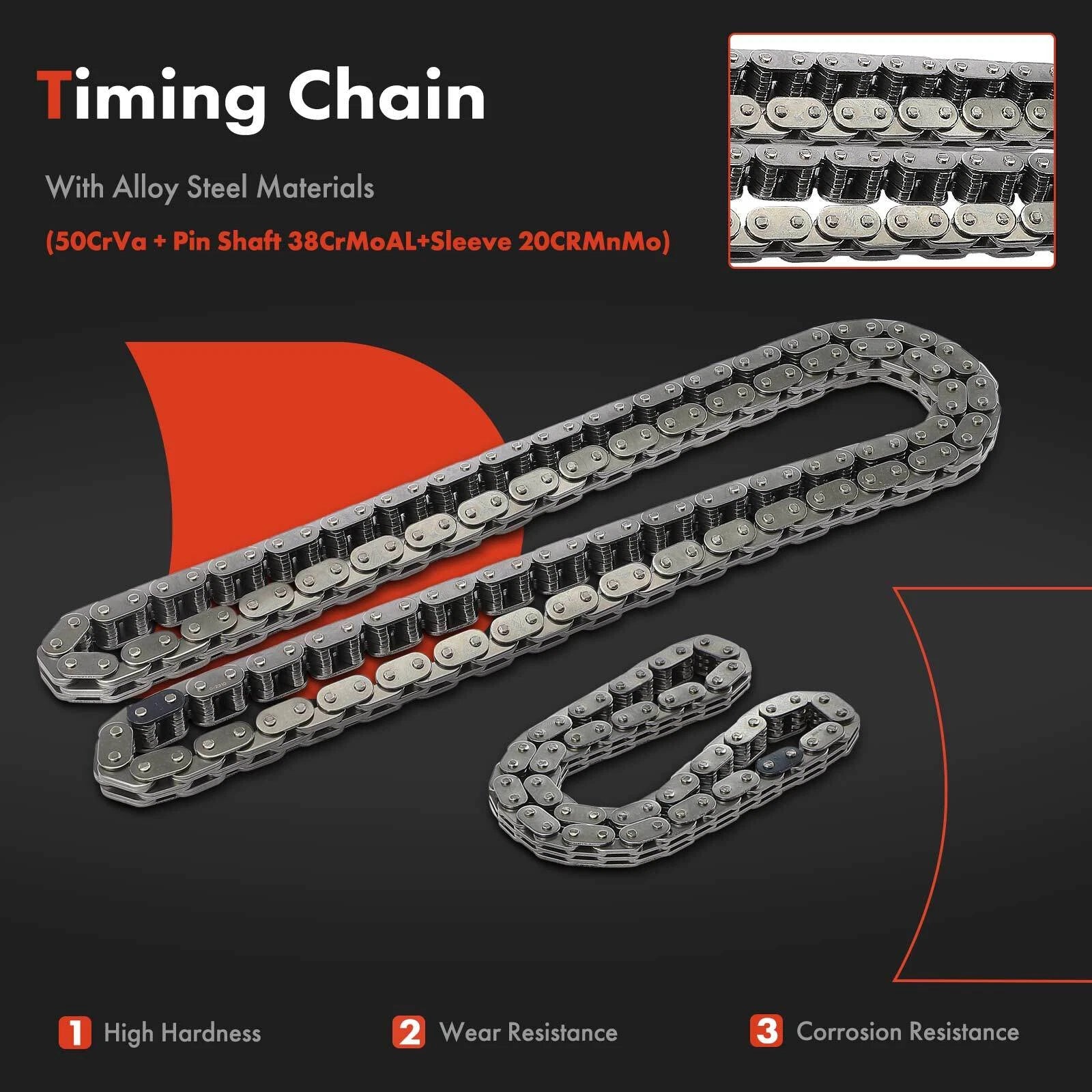 7X Timing Chain Kit for Ford Escape (2006–2008) Focus Mazda B2300 Mercury