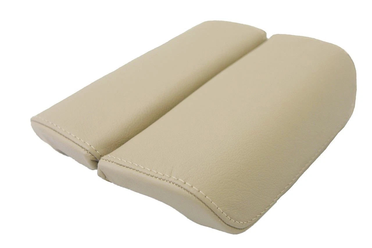 Leather Synthetic Center Console Armrest Cover for Lincoln MKS (2009–2016) Beige