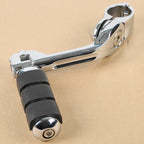 Chrome Long Mount Highway Footpegs for Harley Touring Heritage Softail